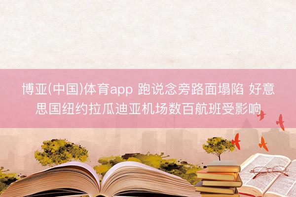 博亚(中国)体育app 跑说念旁路面塌陷 好意思国纽约拉瓜迪亚机场数百航班受影响